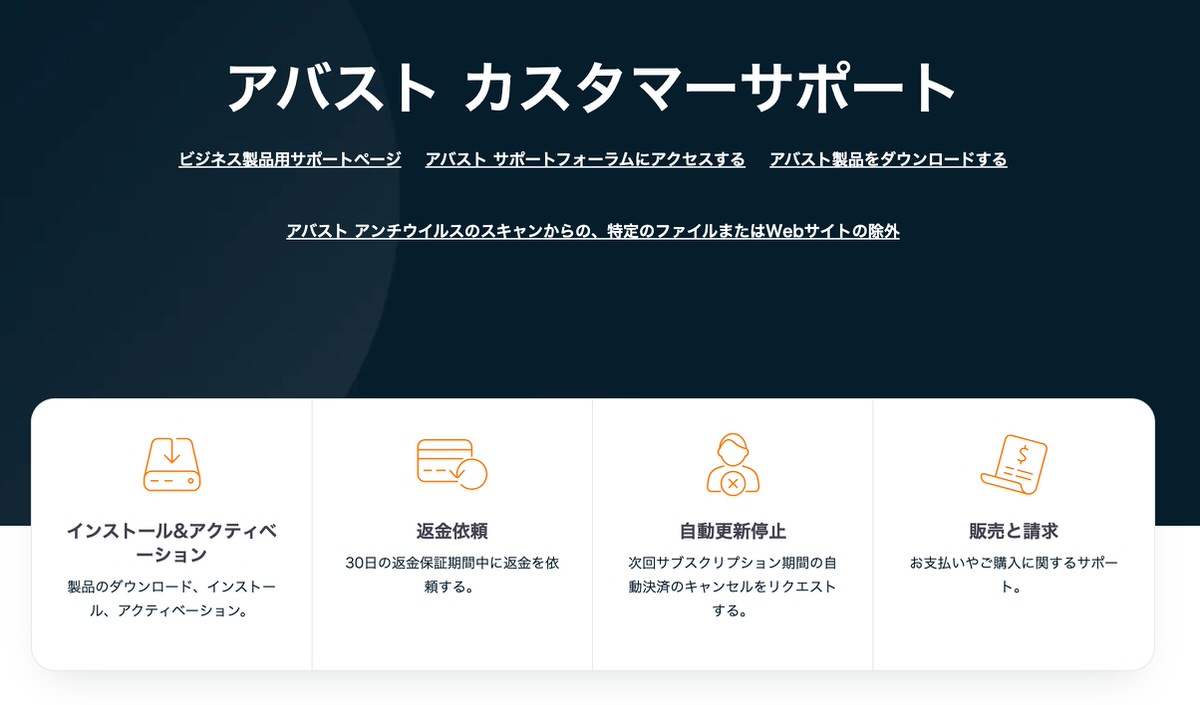 違い2. サポート対応が違う