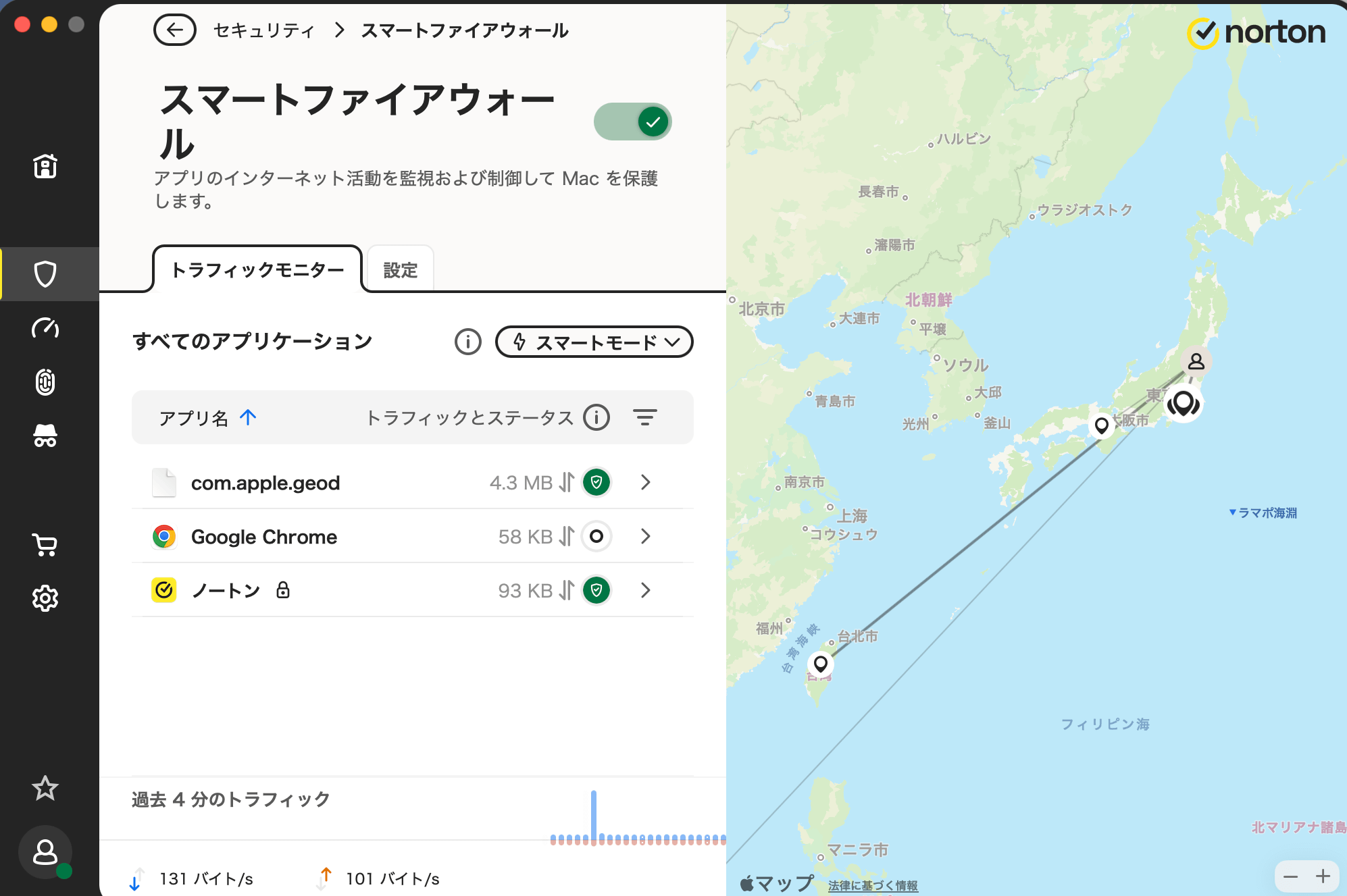 ノートンファイアウォール
