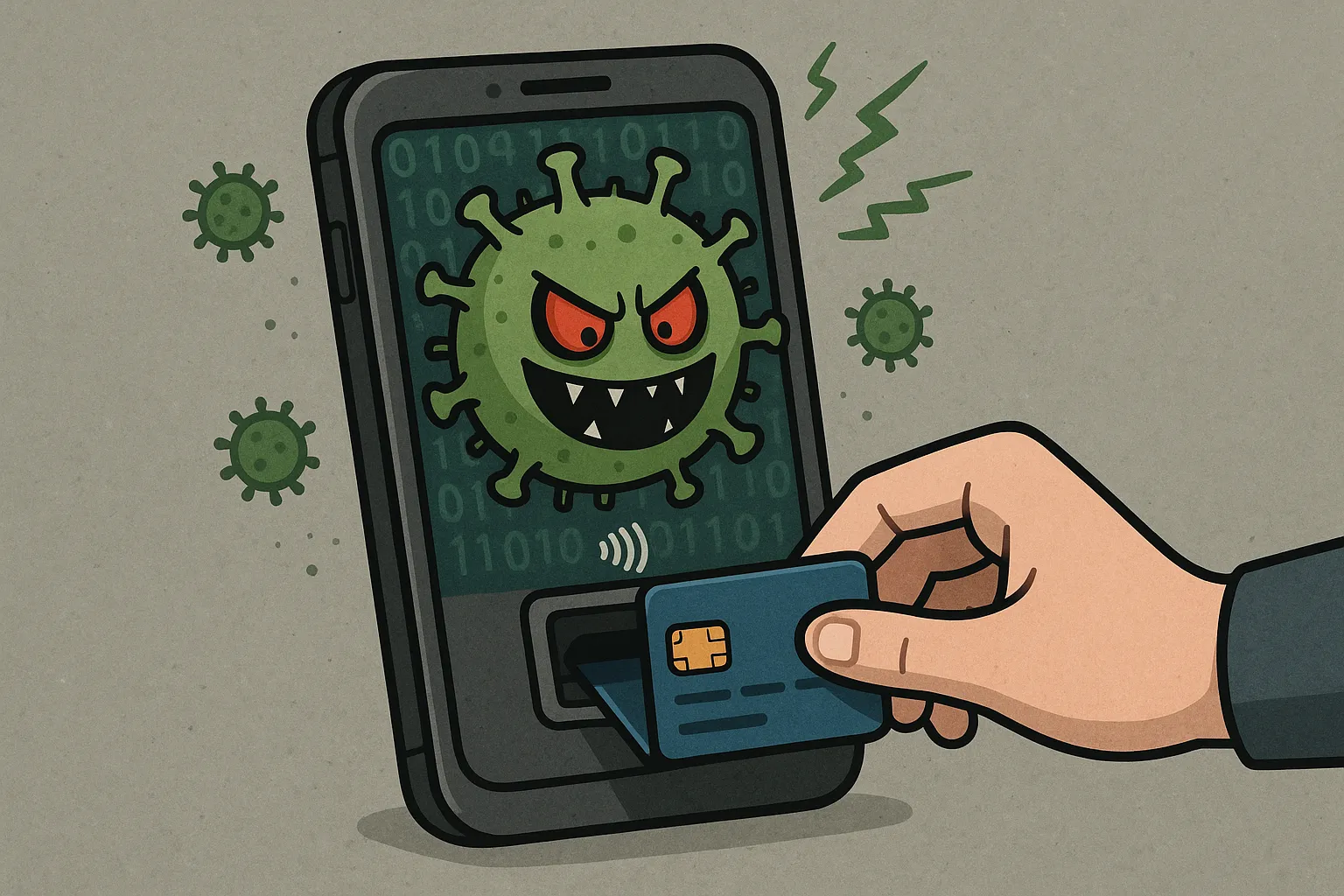 あなたのスマホが勝手にカードリーダーになってしまう！