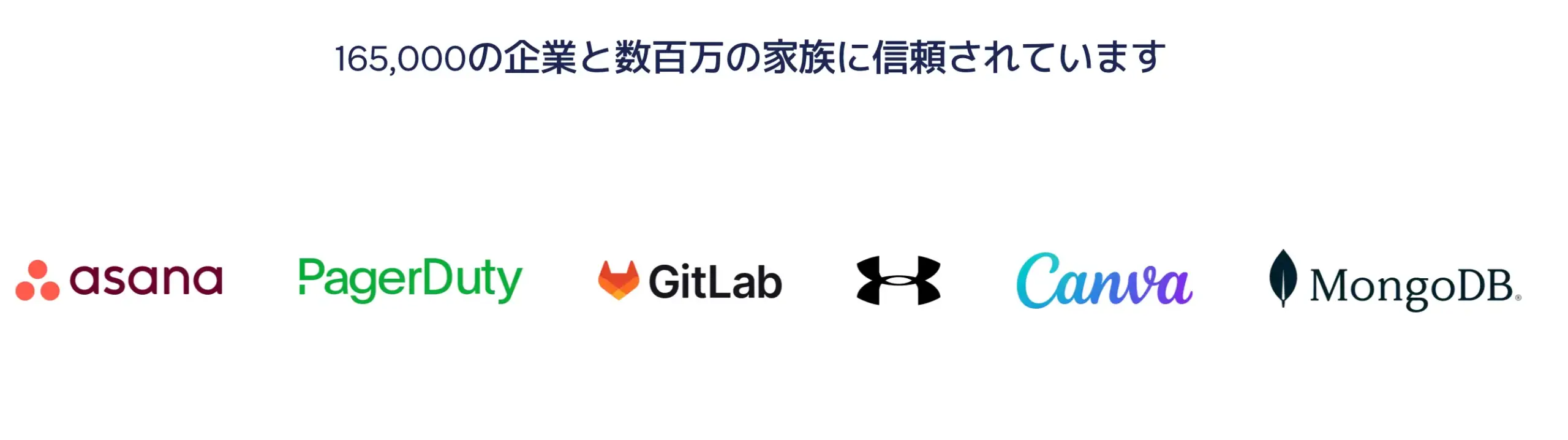 大手企業も採用している信頼性