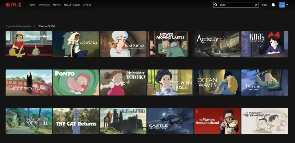 ジブリが見れる